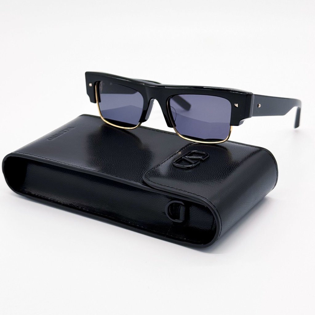 New Valentino Sunglasses Vls-164a Black Men Eyewear